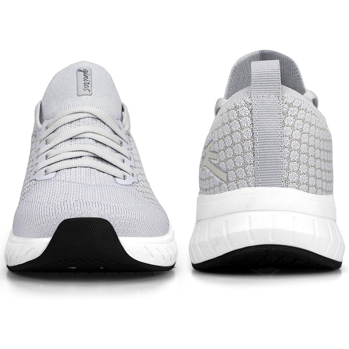 Жіночі спортивні кросівки для бігу та повсякденного носіння, легкі, дихаючі, сірого кольору (36 EU)