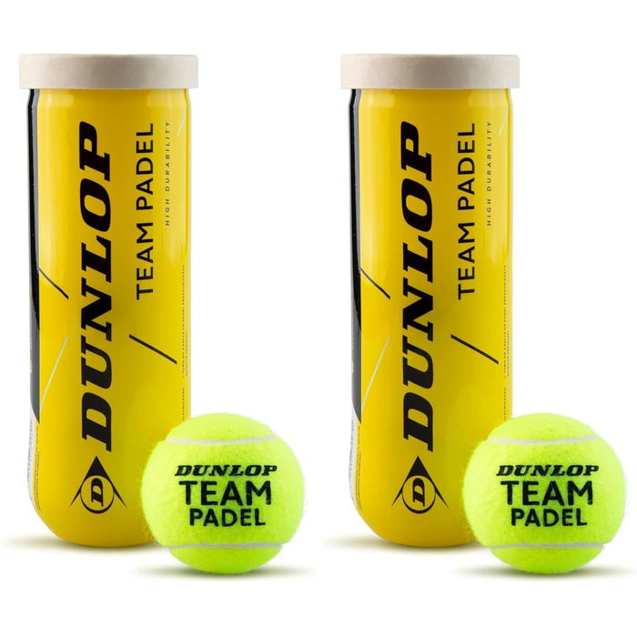Набір тенісних м'ячів Dunlop Team (3 м'ячі, жовті)