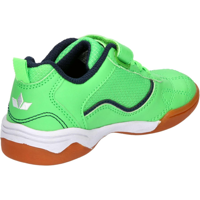 Дитячі спортивні зальні черевики Lico Sloan для занять спортом (28 EU, зелено-морські, білі)