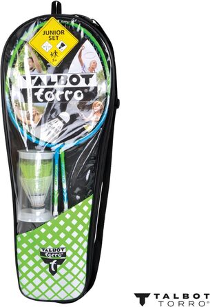 Набір для бадмінтону Talbot Torro® Junior 2-Attacker, блакитно-білий, універсальний розмір