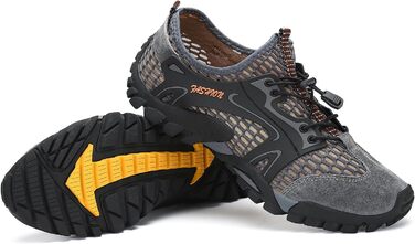 Чоловічі спортивні сандалії FLARUT для літа, трекінгу та хайкінгу. Сірі сандалії для активного відпочинку, бігу та скелелазіння (39 EU).