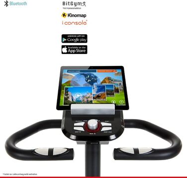 Велотренажер HAMMER Cardio 5.0 з низькою рамою, Bluetooth, 12 програм, сумісний з Kinomap, iConsole+, BitGym, керування через додаток для смартфона/планшета