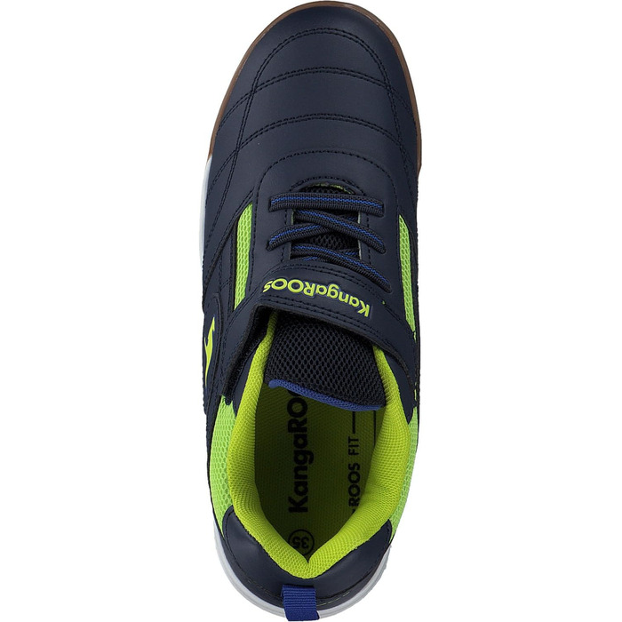 Дитячі спортивні зала-тенісні кросівки KangaROOS Backyard 2.0 (36 EU) - темно-синій, лайм