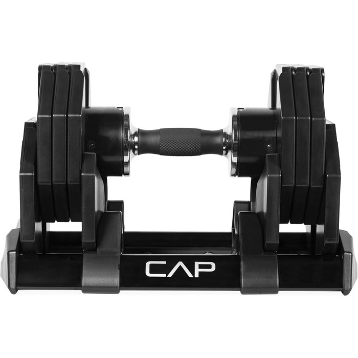 Гантелі ADJUSTABELL від Cap, регульовані від 2,5 до 22,6 кг, 1 пара