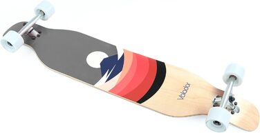 Лонгборд Volador Freeride 106,7 см, круїзер Drop Through, дека Camber Concave (Fuji Spring)