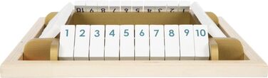 Настільна гра Small Foot Shut The Box Gold Edition, кубикова, для всієї родини, від 6 років, арт. 12364, різнокольорова