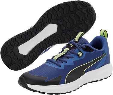 Кросівки Puma Unisex Twitch Runner Trail - блакитний, лимонний, чорний (39 EU)