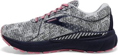 Кросівки для бігу Brooks Adrenaline GTS 21 для чоловіків (40.5 EU, білий, темно-синій, кораловий)