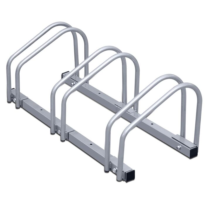 Підставка для велосипедів на 6 велосипедів, 2 шт. з оцинкованої сталі