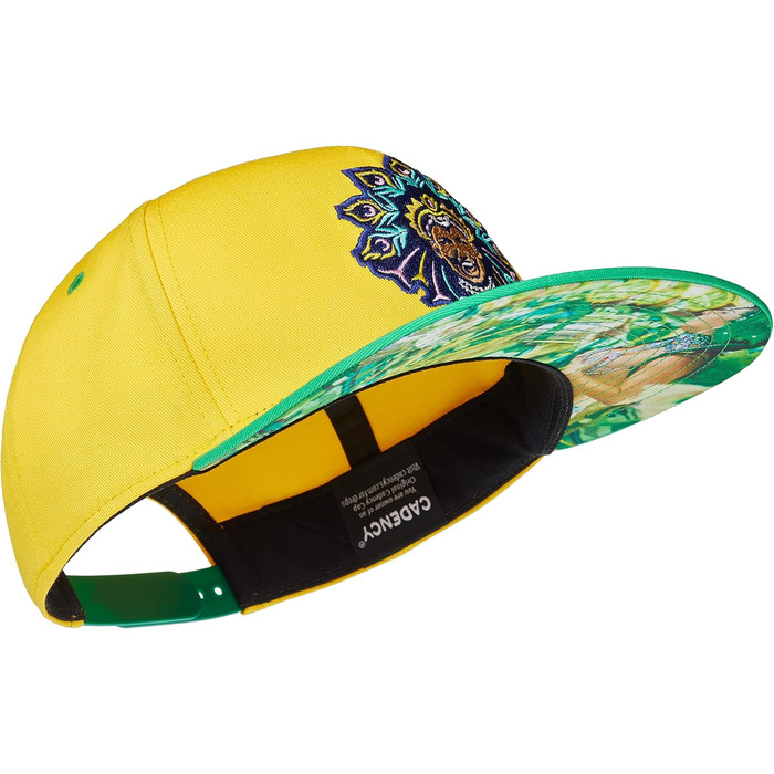 Кепка-снэпбек Cadency unisex з прямим козирком, регульована бейсболка Rio, жовта
