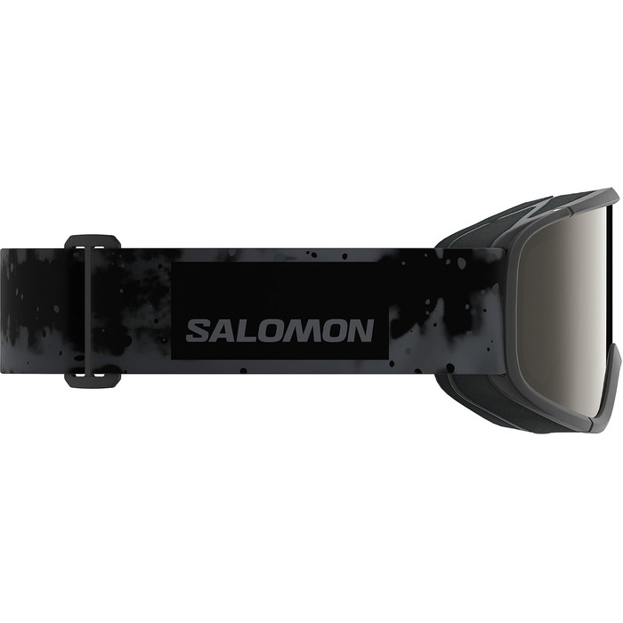 Маска для лиж та сноуборду Salomon Aksium 20 S Unisex, чорна (Black Deep), захисні окуляри для гірських видів спорту