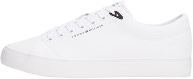 Чоловічі шкіряні кеди Tommy Hilfiger Th Hi Vulc Core Low LTH Ii ESS білі, розмір 44 EU