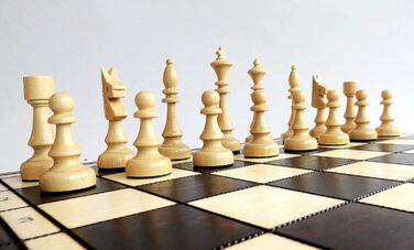 Шаховий набір Chess Club 47 см турнірний, дерев'яний, ручна робота, класична гра
