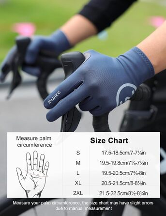 Велосипедні рукавички Inbike MTB зимові, 2 пальці, сенсорний екран, теплі, вітронепроникні, дихаючі, антиковзні, для велоспорту, лиж, катання на сноуборді, IHC701 (Синій, XL)