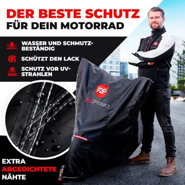 Водонепроникна накривка для мотоцикла Pro2Protect: захист від негоди, для мопедів, ролерів, Vespa, моторолерів