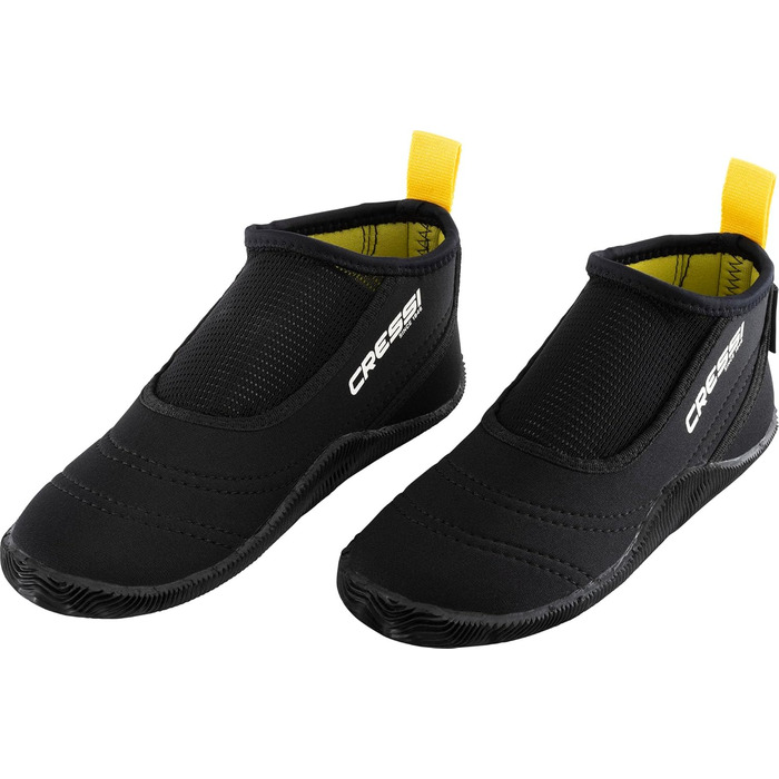 Чоботи для плавання Cressi Aquatrek - зручні аквашузи для моря, чорні, розмір EU 42/43