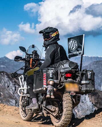 Мотошолом IL Dual Sport Adventure WS902 з сонцезахисним візором, Pinlock, для ендуро, ATV, кросу, ECE, червоний-чорний, розмір L
