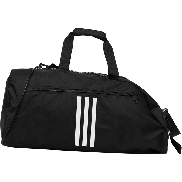 Сумка для тренувань adidas 2-в-1 чорна/біла, 83 л