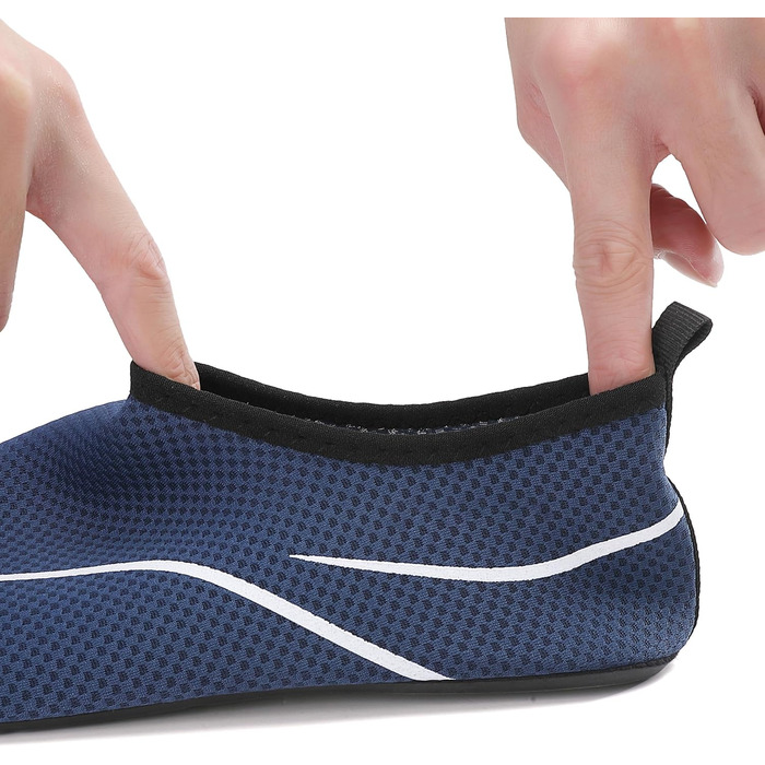 Шкарпетки для плавання та водних видів спорту: шкарпетки для басейну, пляжу, йоги. Легкі, швидковисихаючі, з антиковзаючою підошвою. Розміри 35-47 EU, колір блакитний. A787