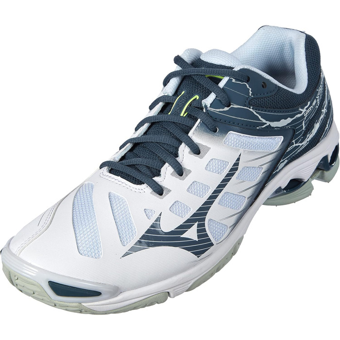 Волейбольне взуття Mizuno Wave Voltage Unisex чорно-біле (37 EU)