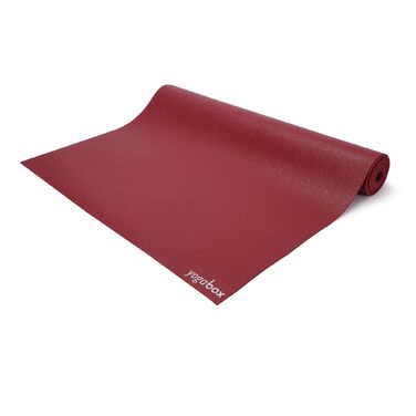 Yogabox Studio Premium килимок для йоги 200x60x3 мм (бордо) - Німеччина, OEKO-TEX 100, для фітнесу, пілатесу, гімнастики