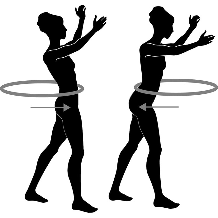 Обруч фітнес Schildkröt Fitness-Hoop 100 см, фуксія-антрацит, 4-кольорова упаковка
