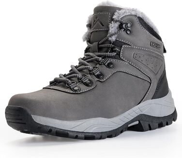 Жіночі зимові черевики CC-Los з теплим підкладкою, снігоступи, легкі, неслизькі (36 EU, сірий)