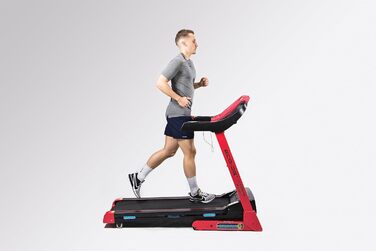 Біговий тренажер ECODE® складаний з DSA Double Shock Absorber, нахилом, Bluetooth та LCD-дисплеєм. 12 програм, опціональний масажер