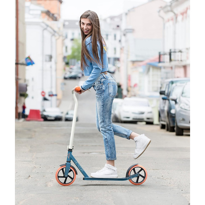 Самокат Meteor Scooter Pro для дітей та дорослих, спортивний трюковий міський ролер