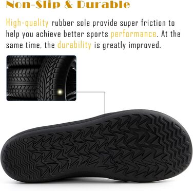 Босі кросівки Hitmars для чоловіків та жінок, кросівки з розділенням пальців, фітнес-кросівки, трейлранні кросівки, чорні, розмір 40