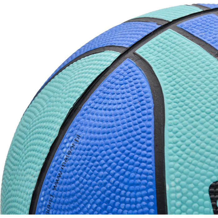 Дитячий баскетбольний м'яч meteor Layup Kinder Mini для дітей 4-8 років, розмір #4, синій — м'який тренувальний м'яч для навчання