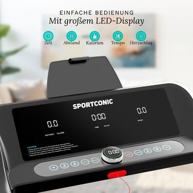 Бігова доріжка для дому з нахилом, Walking Pad, 1-14 км/год (T155) - Компактний та тихий, без килимка