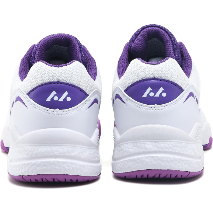 Жіночі тенісні кросівки P601, антиковзаючі, з амортизацією, стабілізуючі, дихаючі, для корта, розмір 38 EU, білі, фіолетові