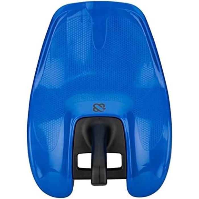 Санки пластикові Nijdam Fun Rodel з ручкою, сині, 54x38x15 см, до 80 кг