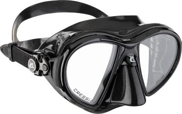 Дайвінг-маска Cressi Air Crystal чорна, силіконова