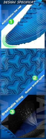 Футбольні бутси для чоловіків та дітей: шипована підошва, для тренувань, футболу, атлетики, унісекс