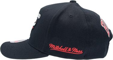 Кепка Mitchell & Ness NBA Classic Red Eazy Snapback з логотипом Bulls, червона, регульована