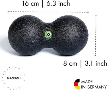 BLACKROLL DUOBALL набір для самомасажу фасцій, оригінал. Комплект: DUOBALL 08, DUOBALL 12, MINI ролик для фасцій