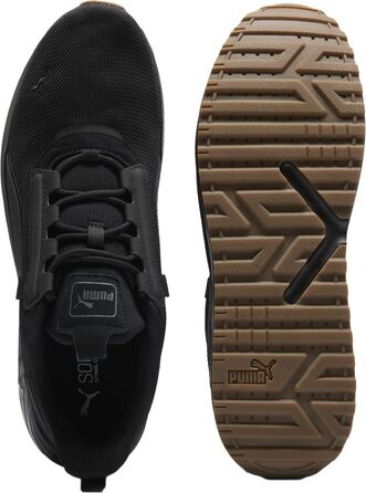 Кросівки PUMA Pacer 23 для чоловіків (40 EU, чорний/сірий/чорний)