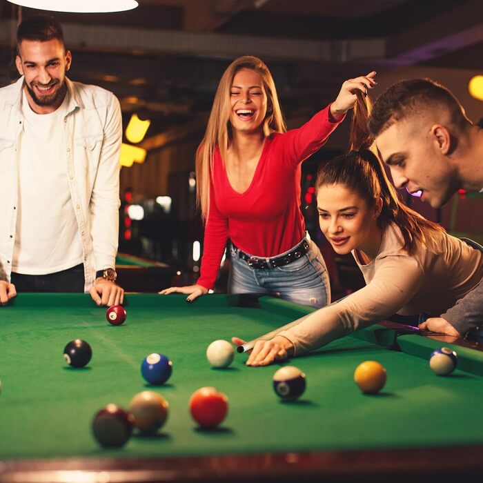 Більярдний кий Pool Queue 58 дюймів з канадського клена, 13 мм наконечники, для професійних гравців, 1/2 кленові кийки, 18oz