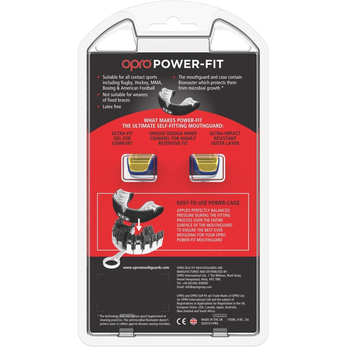 Захисна капа OPRO Power Fit для регбі, хокею, ММА, боксу, баскетболу, доросла, темно-синя