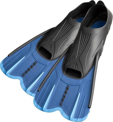 Ласти CRESSI Agua Short (47/48, Сині) - для снорклінгу, плавання та тренувань
