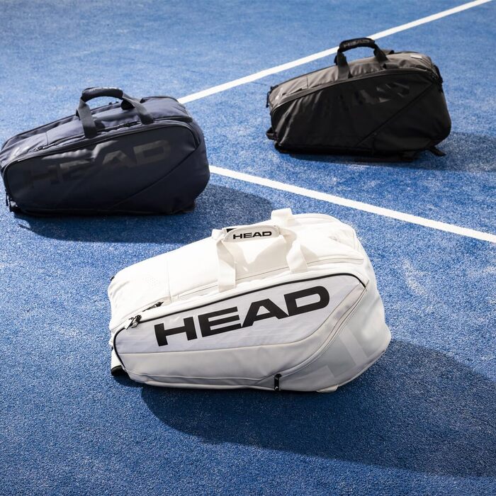 Сумка для падел HEAD Pro X Unisex (біло-чорна) - велика, для дорослих