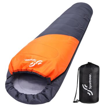 Спальний мішок Sportneer - ультралегкий (950г/1500г), кокон, для кемпінгу, туризму, чоловічий, 3 сезони