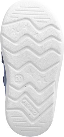 Черевики RICOSTA для дівчаток та хлопчиків SAM, дитячі черевики для перших кроків, ширина: середня, знімна устілка, веганські (24 EU, Ozean Nebel Rosa 140)