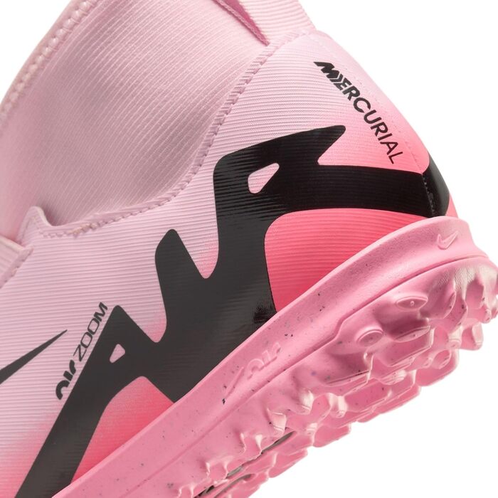 Дитячі футбольні кросівки Nike Zoom Superfly 9 Academy TF для штучного покриття, білі, сині, рожеві (38 EU)