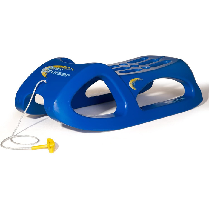 Санки RollyToys Snow Cruiser для дітей від 3 років, сині, дуже міцні, зі сталевими полозами
