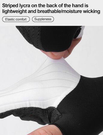 Велосипедні рукавички Ameda: тонкі, літні, дихаючі, з антиковзаючим покриттям, для шосе та MTB, чоловічі та жіночі, зелені (L, білий)