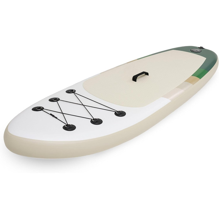 SUP дошка надувна для дітей HyperMotion 15 см, з веслом, помпою, рюкзаком, до 130 кг, зелена