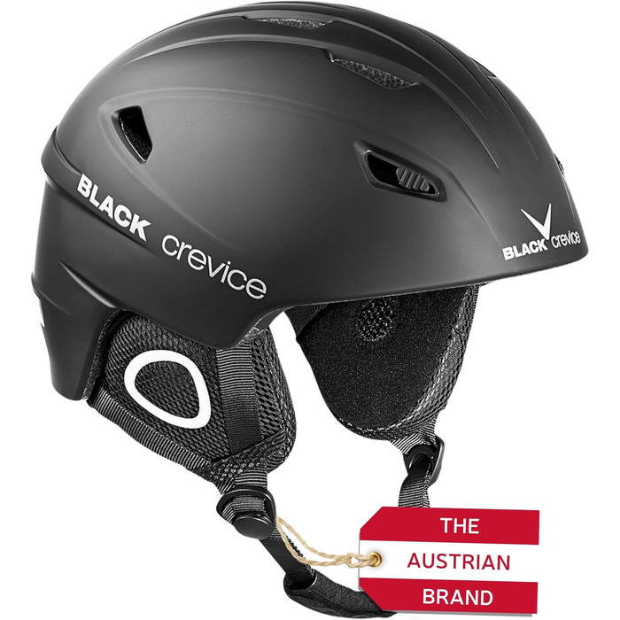 Лижний шолом Black Crevice Kitzbühel, полікарбонат, унісекс, вентиляція, розмір регулюється